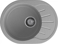 GRANFEST Мойка композит RONDO GF-R--580L чаша с крылом 579*445мм серый арт.GF- 250_100_Array